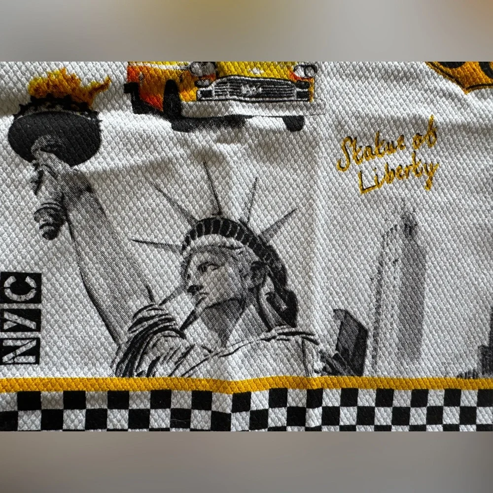 New York kitchen towel NYC Statue of Liberty Route 66 Manhattan Big Apple